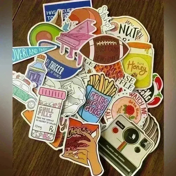 💚 25 Mystery/Variety 2-4 Inch Funny Meme Trendy Aesthetic Stickers - Picture 4 of 4